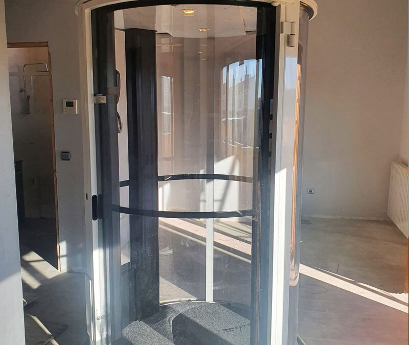 instalación de elevador unifamiliar neumático de vacío en Ejea de los Caballeros